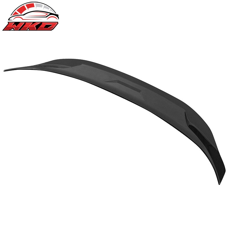 Fits 22-26 Honda Civic Sedan JDM Style Trunk Spoiler Wing Carbon Fiber Print ABS