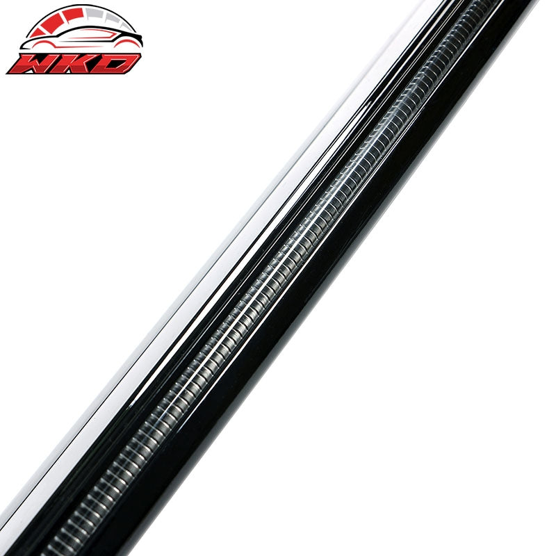Fits 16-21 Honda Civic Sedan Long LED Rear Trunk Spoiler Wing Gloss Black ABS