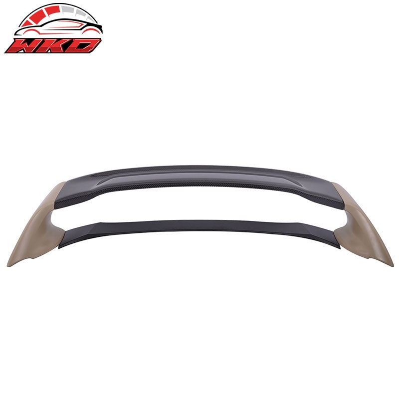 Fits 12-15 Honda Civic Sedan Mugen Style Rear Trunk Spoiler Carbon Fiber CF 4PCS