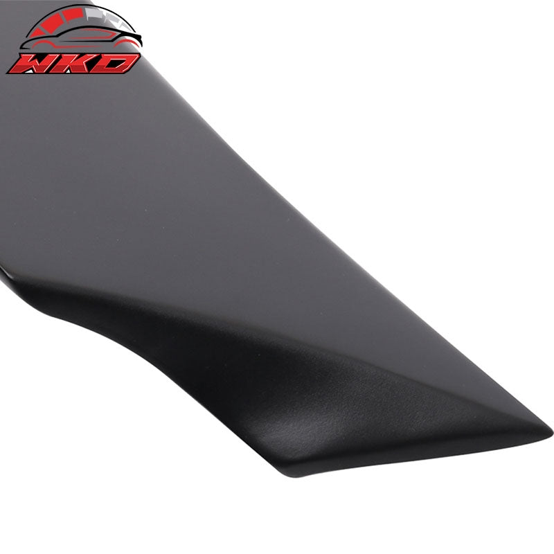 Fits 16-21 Honda Civic X 10th Gen Sedan IKON Style Matte Black Trunk Spoiler FRP