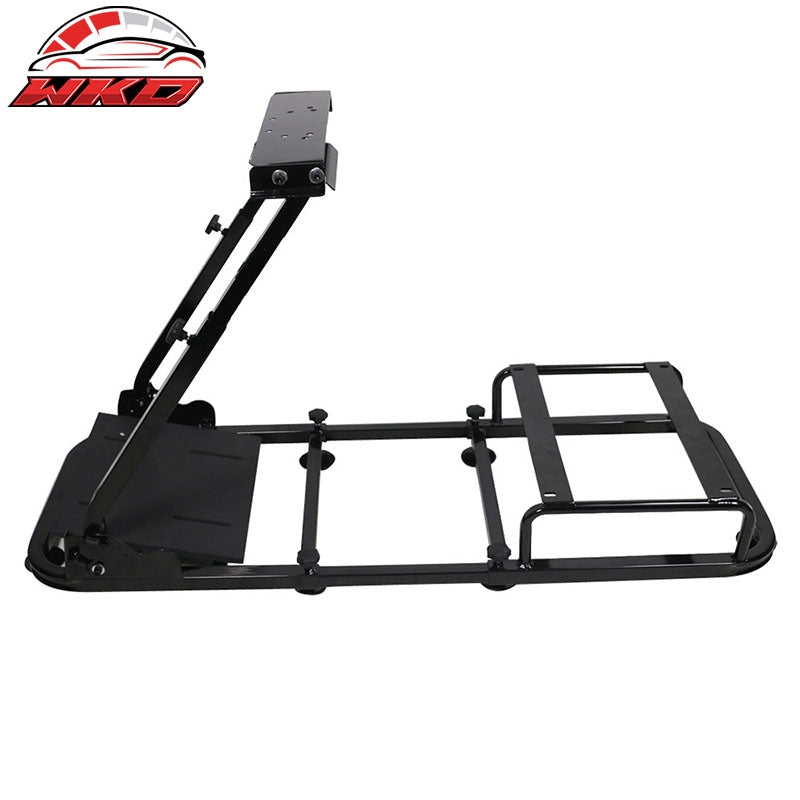 White PVC Cockpit Racing Simulator Steering Wheel Stand Fits PS4 Xbox One