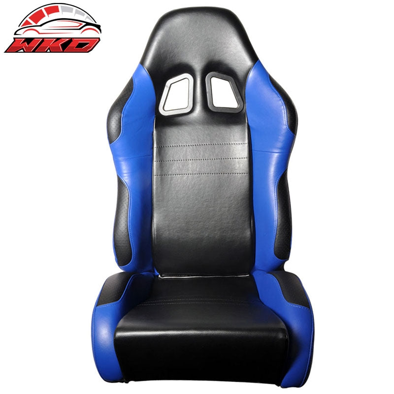 Blue Black PVC Cockpit Racing Simulator Steering Wheel Stand Fits PS4 Xbox One