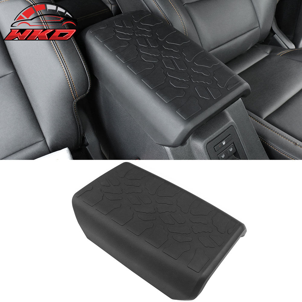 Fits 21-25 Ford Bronco 2/4 Door Black TPE Center Console Armrest Cover Protector