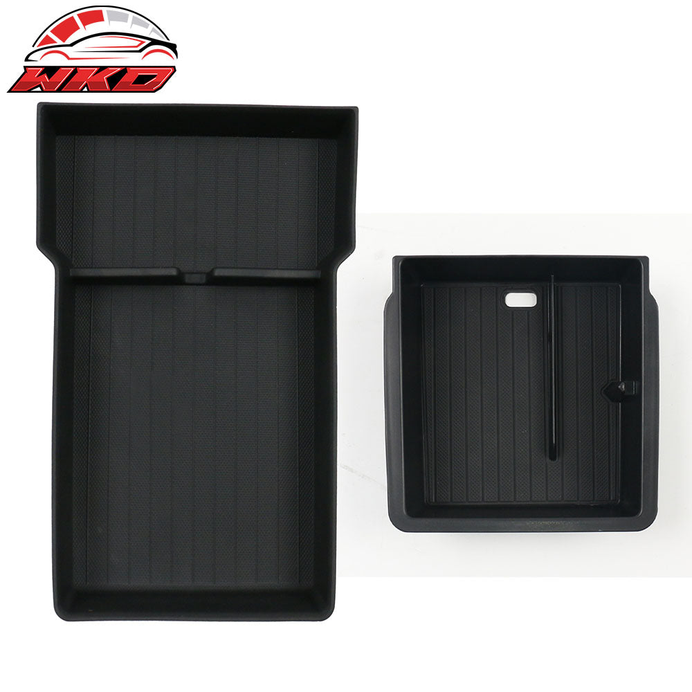 Wholesale 24-25 Tesla Model 3/Y TPE Lower Upper Center Armrest Organizer Storage Box