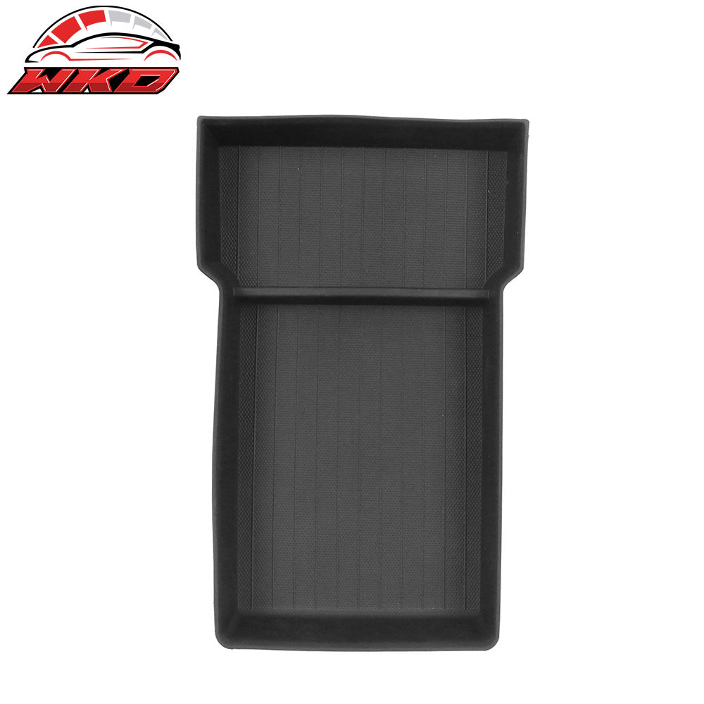 Fits 24-25 Tesla Model 3/Y TPE Lower Upper Center Armrest Organizer Storage Box