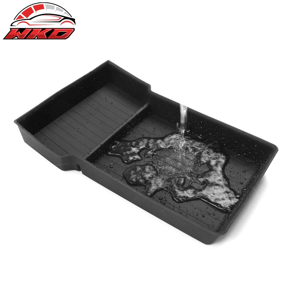 Fits 24-25 Tesla Model 3/Y TPE Lower Upper Center Armrest Organizer Storage Box