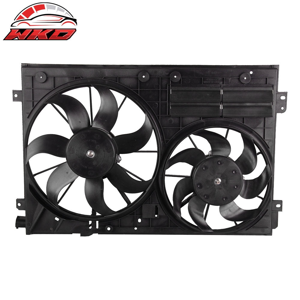 Wholesale 05-14 Volkswagen Jetta 06-19 Passat A/C Condenser Radiator Dual Cooling Fan