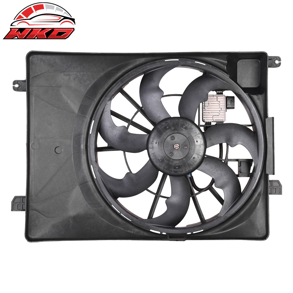 Fits 16-21 Hyundai Tucson 2.0L/2.4L Engine Cooling Fan Single Radiator Assembly