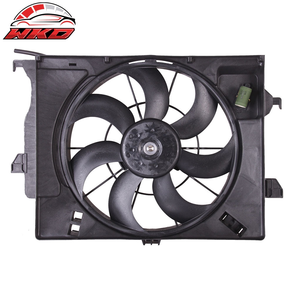 Wholesale 12-17 Hyundai Accent& Veloster& Kia Rio 1.6L Radiator Cooling Fan Assembly