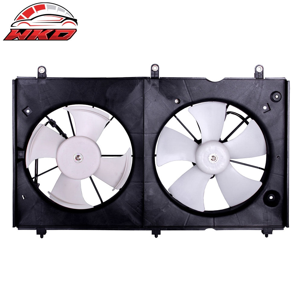 Wholesale 03-07 Honda Accord Valeo Brand A/C Condenser Radiator Dual Cooling Fan Kit