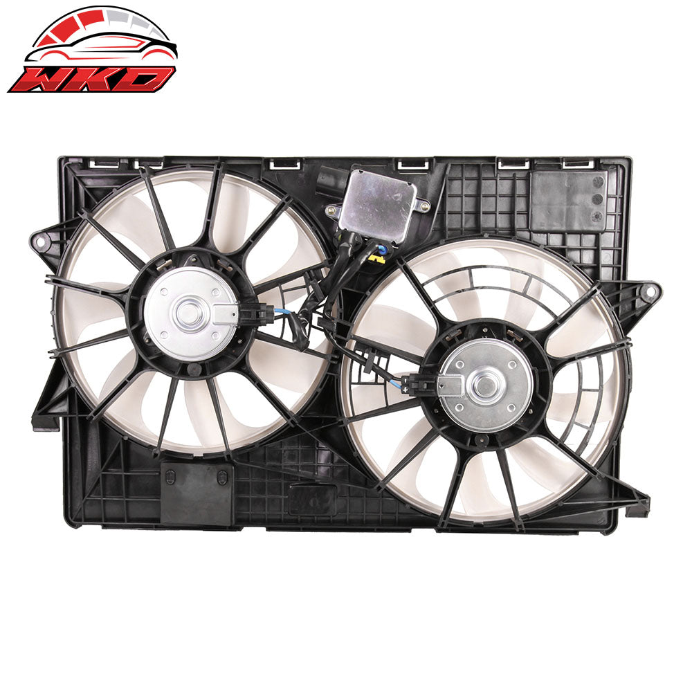 Fits 14-18 Jeep Cherokee 3.2L Electric Radiator Engine Dual Cooling Fan Assembly