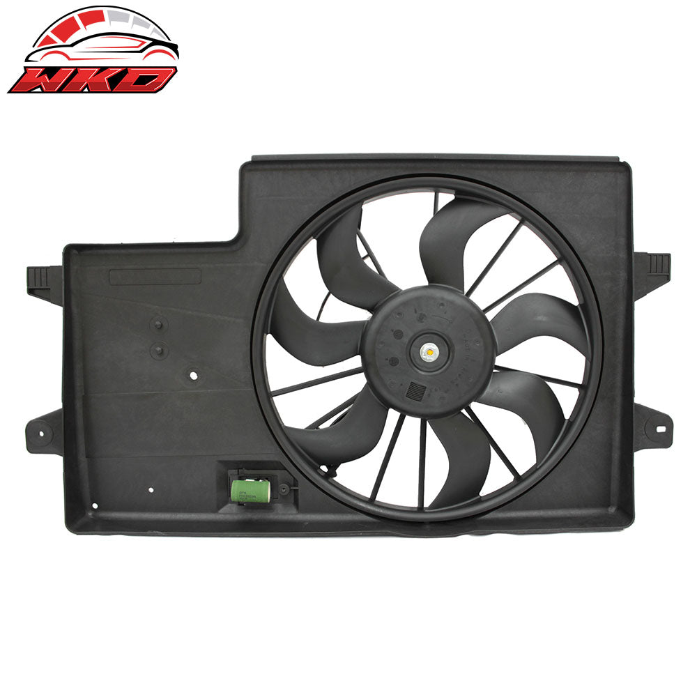 Fits 08-11 Ford Focus 2.0L W/ Resistor Radiator Cooling Fan Assembly Replacement