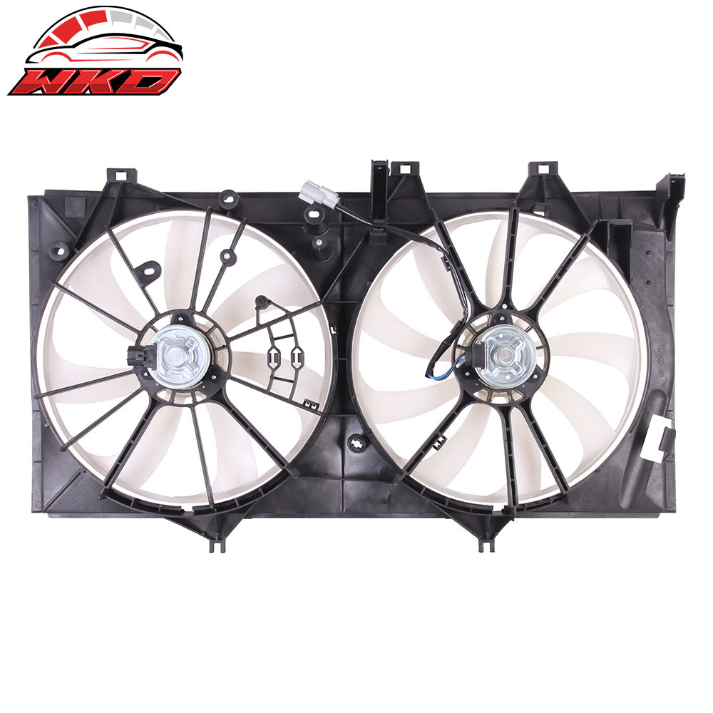 Fits 12-17 Toyota Camry 2.5L Engine A/C Condenser Dual Cooling Fan - OE Style
