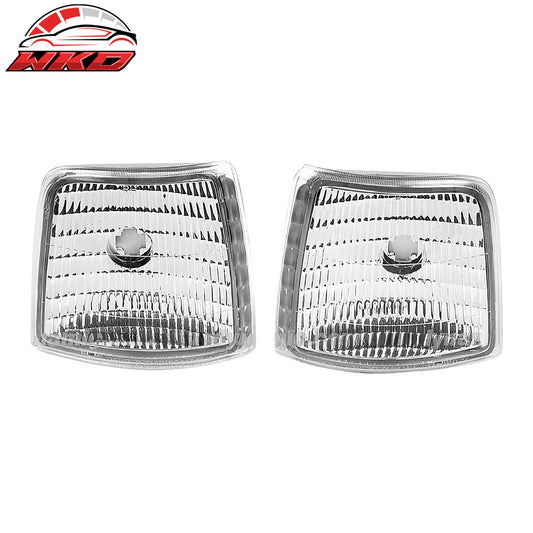 92-96 Ford F150 F250 Bronco Diamond Style Corner Lights Lamps Park Lights | Wholesale