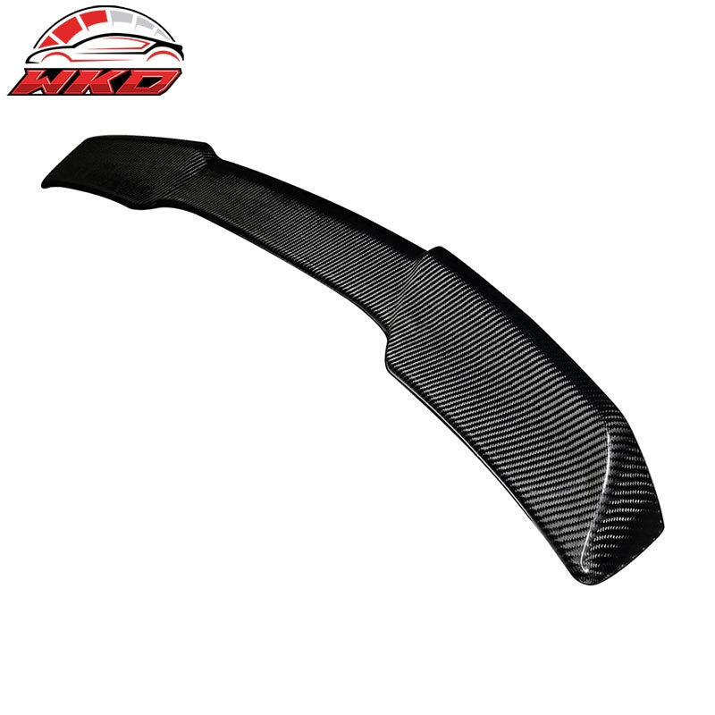 Fits 05-13 Chevy Corvette C6 H Style Trunk Spoiler Wing - Matte Carbon Fiber