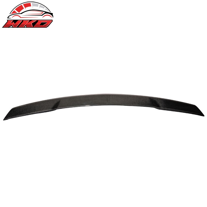 Fits 14-19 Chevrolet Corvette C7 Rear Trunk Spoiler Wing Lip Matte Carbon Fiber