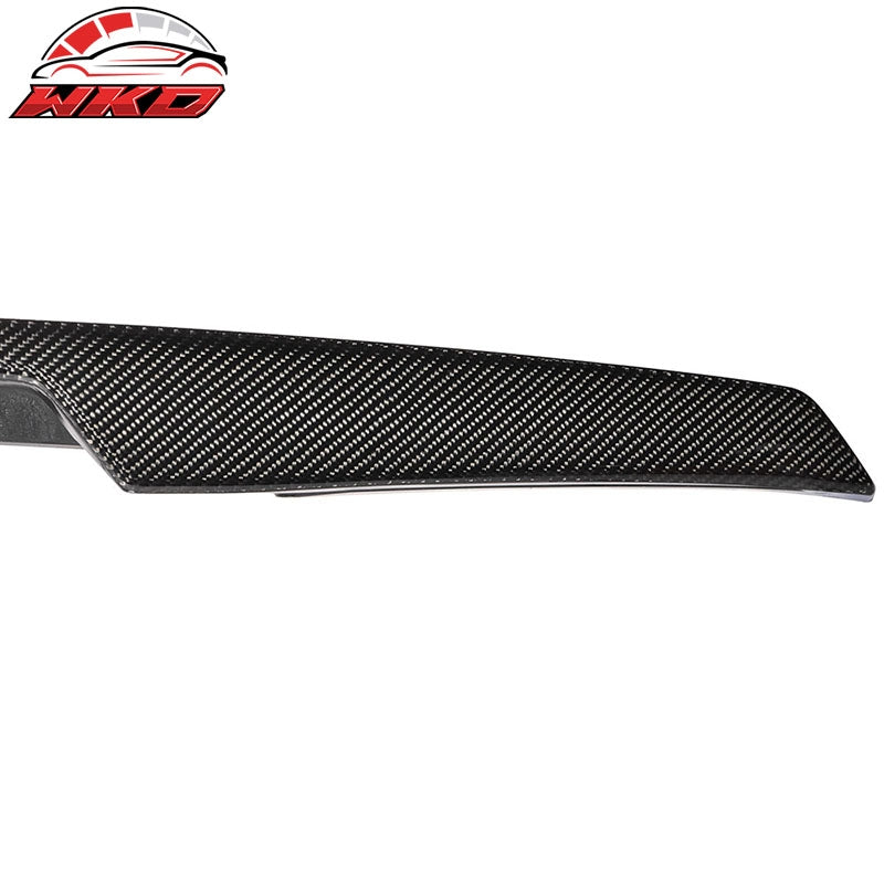 Fits 14-19 Chevrolet Corvette C7 Rear Trunk Spoiler Wing Lip Matte Carbon Fiber