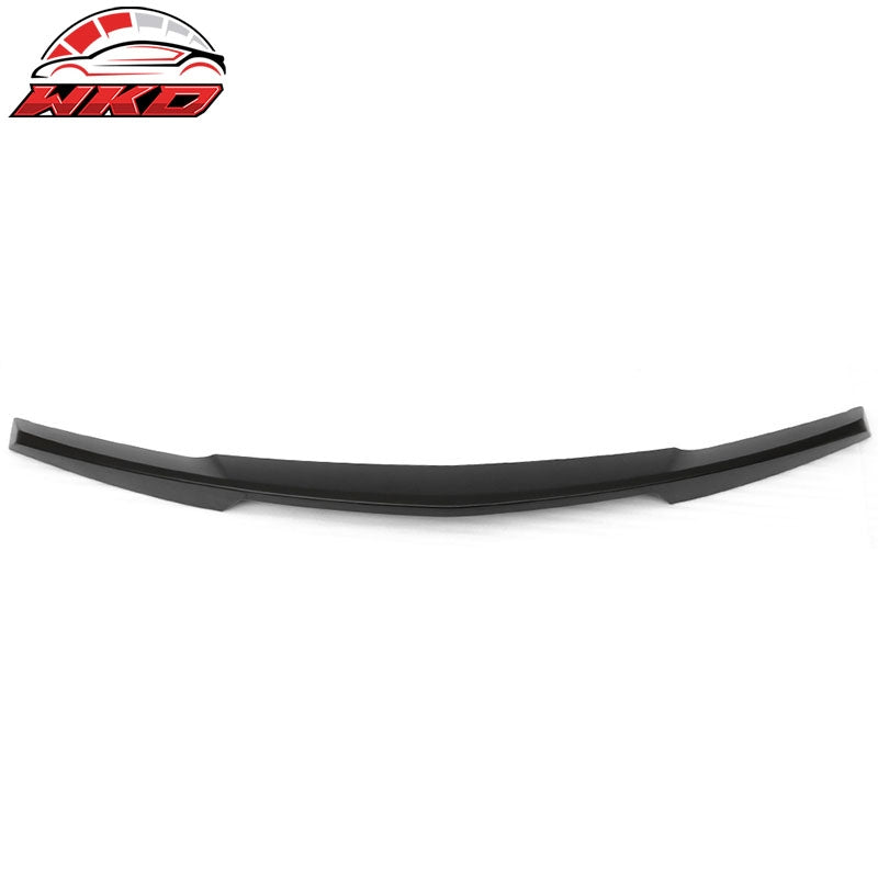 Fits 14-19 Chevrolet Corvette C7 Rear Trunk Spoiler Wing Lip ABS Unpainted Black