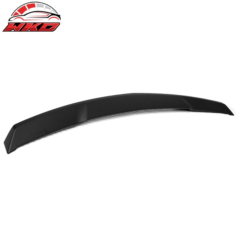 Fits 14-19 Chevrolet Corvette C7 Rear Trunk Spoiler Wing Lip ABS Unpainted Black