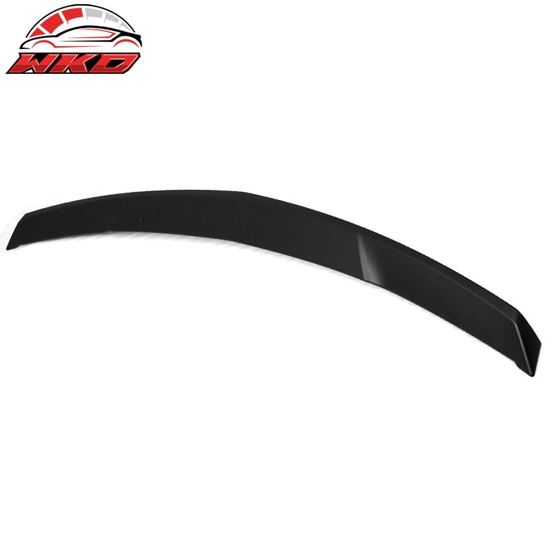 Fits 14-19 Chevrolet Corvette C7 Rear Trunk Spoiler Wing Lip ABS Unpainted Black