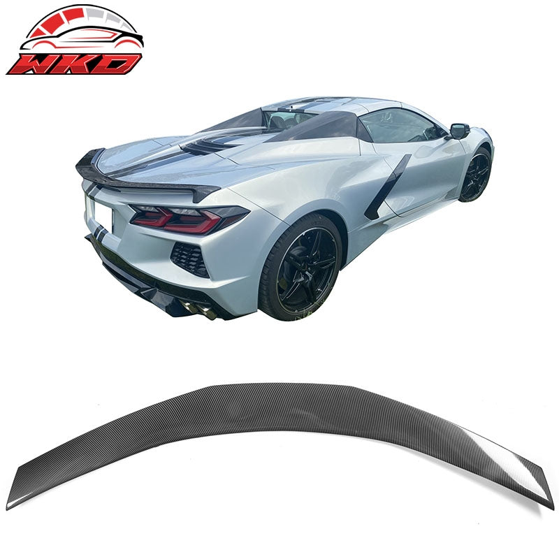 Wholesale 20-26 Corvette C8 2022 Z51 Low Profile Trunk Spoiler Carbon Fiber Print