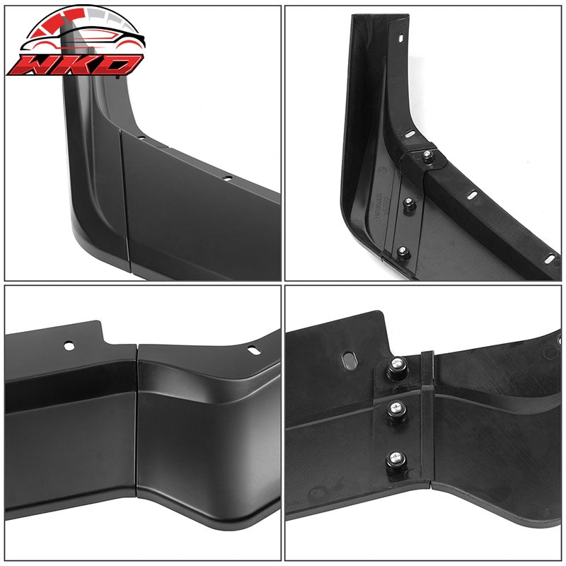 Fits 20-26 Chevy Corvette C8 5VM Style Matte Black Front Bumper Lip Spoiler 5PCS