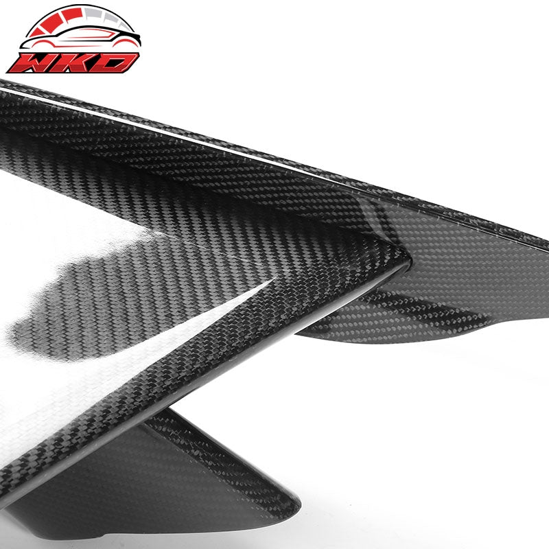 Fits 20-26 Chevrolet Corvette C8 High Wing Style Trunk Spoiler Carbon Fiber 7PC