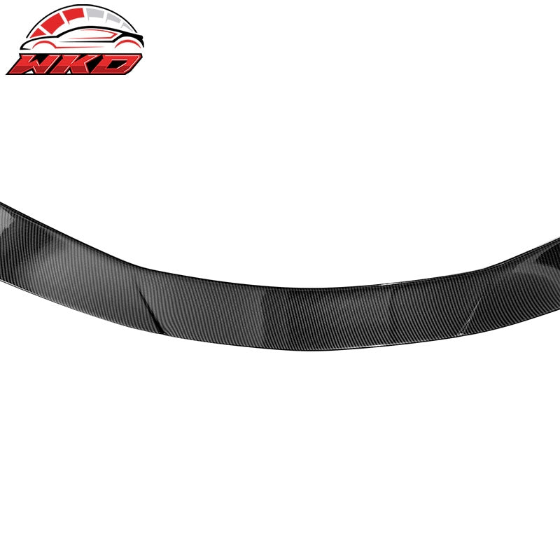 Fits 20-26 Chevrolet Corvette C8 High Wing Trunk Spoiler Carbon Fiber Print ABS