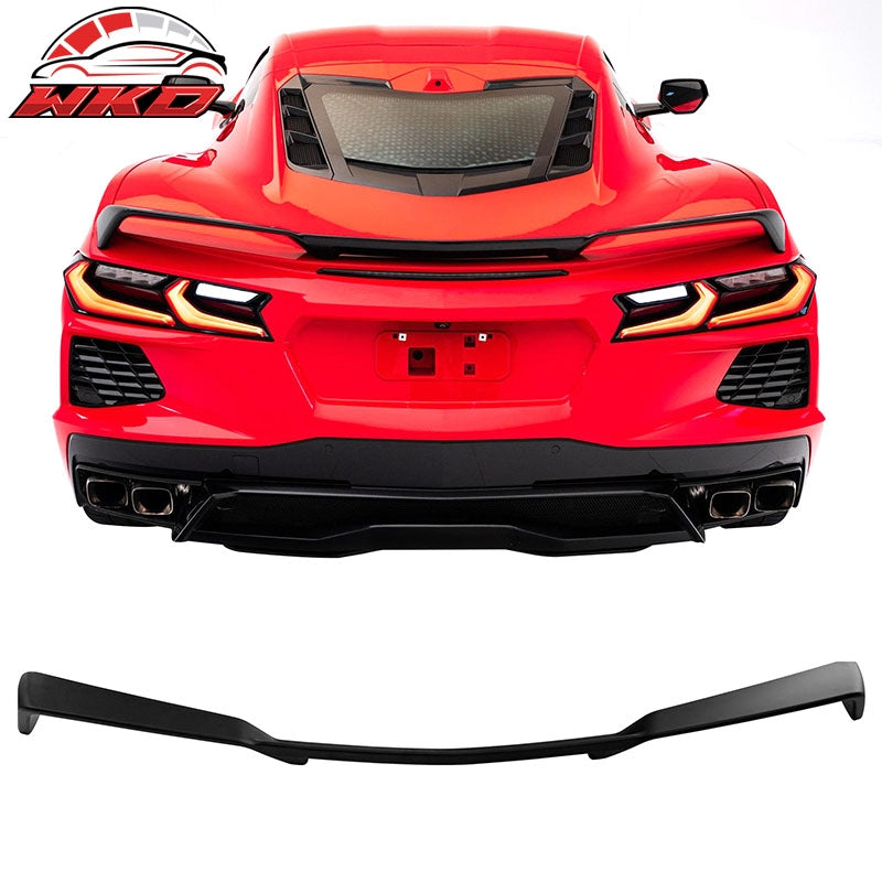 Wholesale For 20-26 Chevy Corvette C8 Stingray&Z51 Z51 Style Trunk Spoiler Matte Black ABS