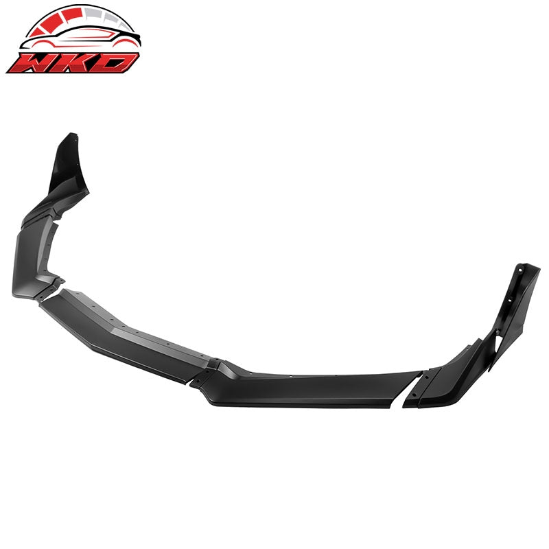 Fits 20-26 Chevy Corvette C8 Z51 STG 3 Front Bumper Lip ZR1 Style Matte Black