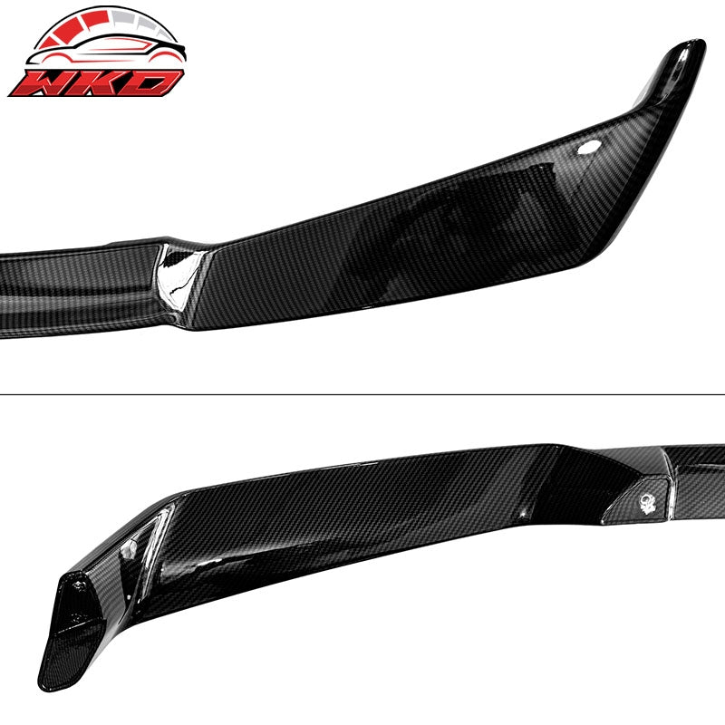 Fits 20-26 Chevrolet Corvette C8 Z51 Style Trunk Spoiler Carbon Fiber Print ABS