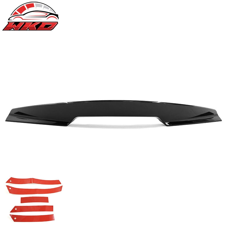 Fits 20-26 Chevrolet Corvette Stingray C8 Gloss Black Trunk Spoiler RSC Style