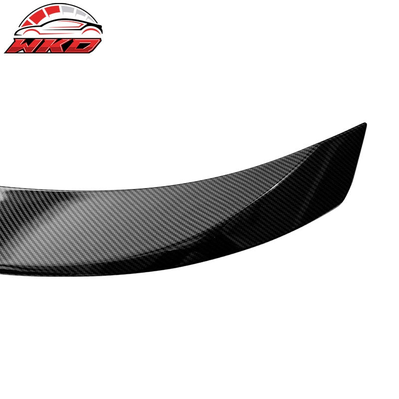 Fits 16-19 Chevrolet Cruze Sedan Rear Trunk Spoiler Lid Carbon Fiber Print ABS