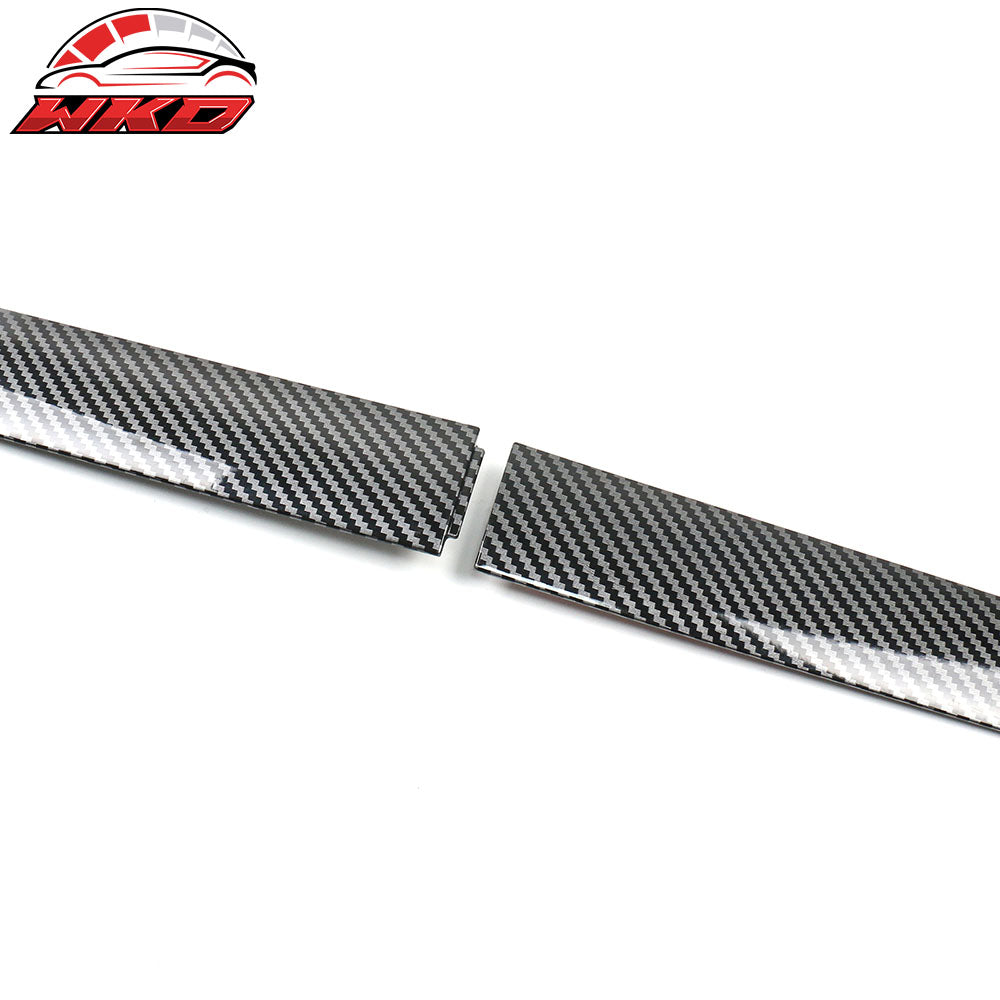 Fits 24-25 Tesla 3 Highland/25 Y Carbon Fiber Print Dashboard Wrap Cover Cap
