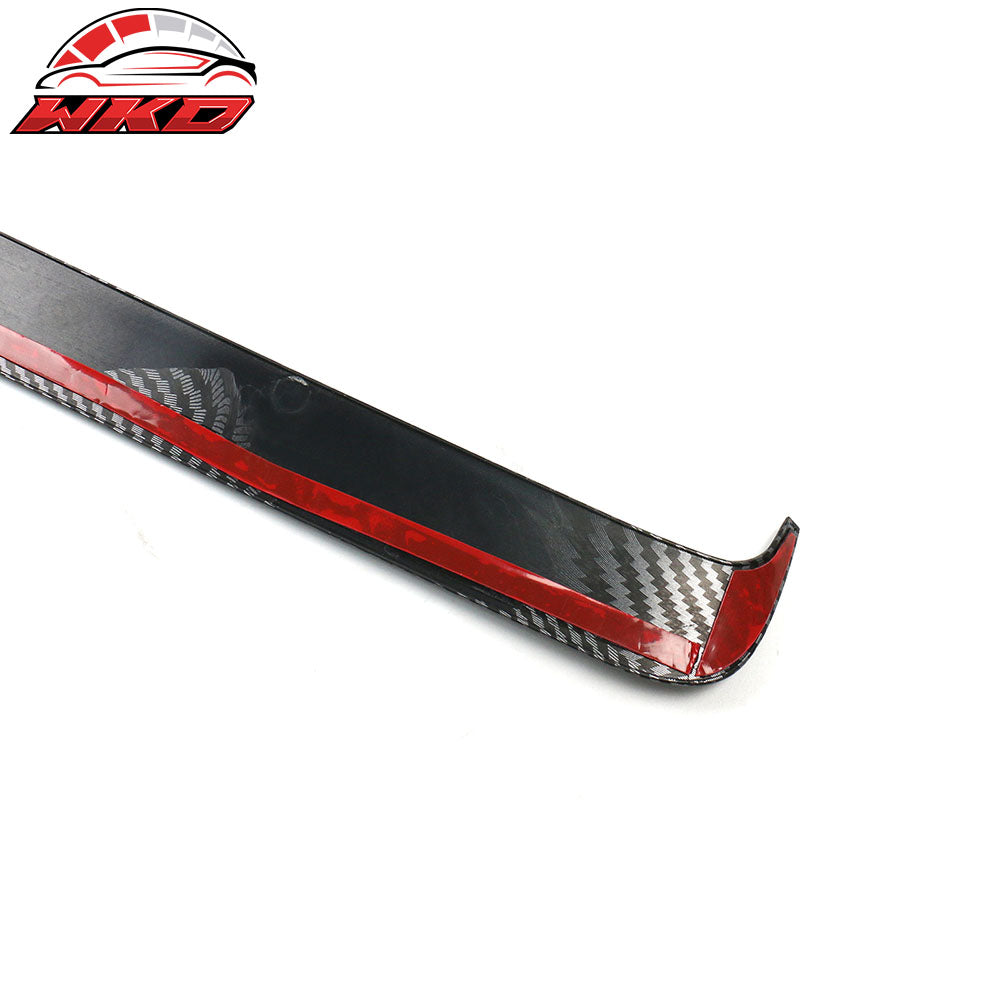 Fits 24-25 Tesla 3 Highland/25 Y Carbon Fiber Print Dashboard Wrap Cover Cap