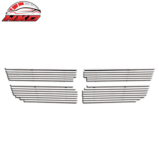 Wholesale 08-10 Dodge Avenger Billet Stainless Steel Chrome Front Bumper Upper Grille