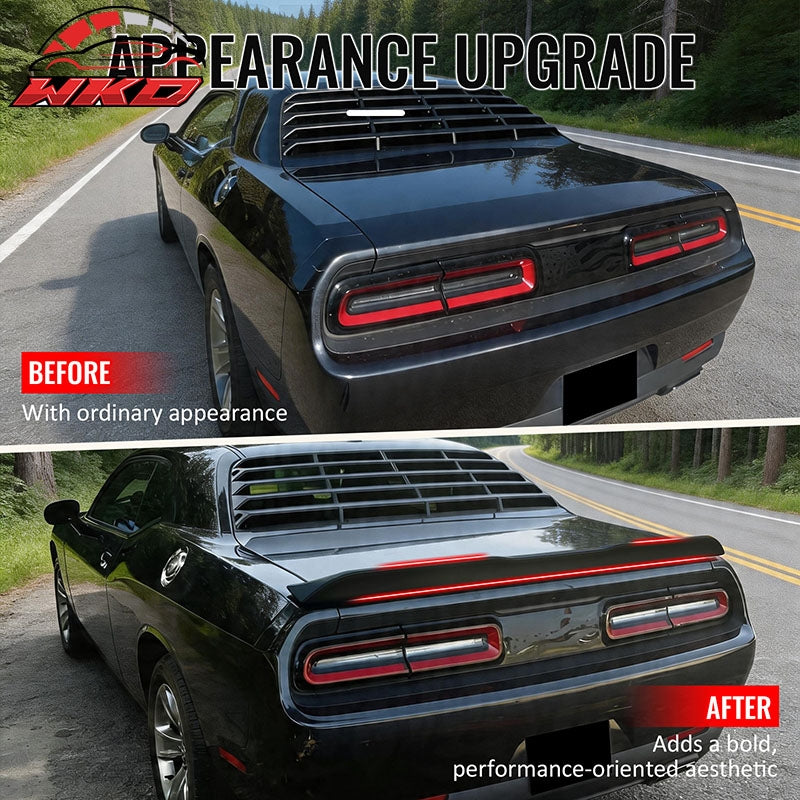 Wholesale 2008-2023 Dodge Challenger 2DR OE Style Gloss Black Rear Trunk Spoiler ABS - Wikond Auto