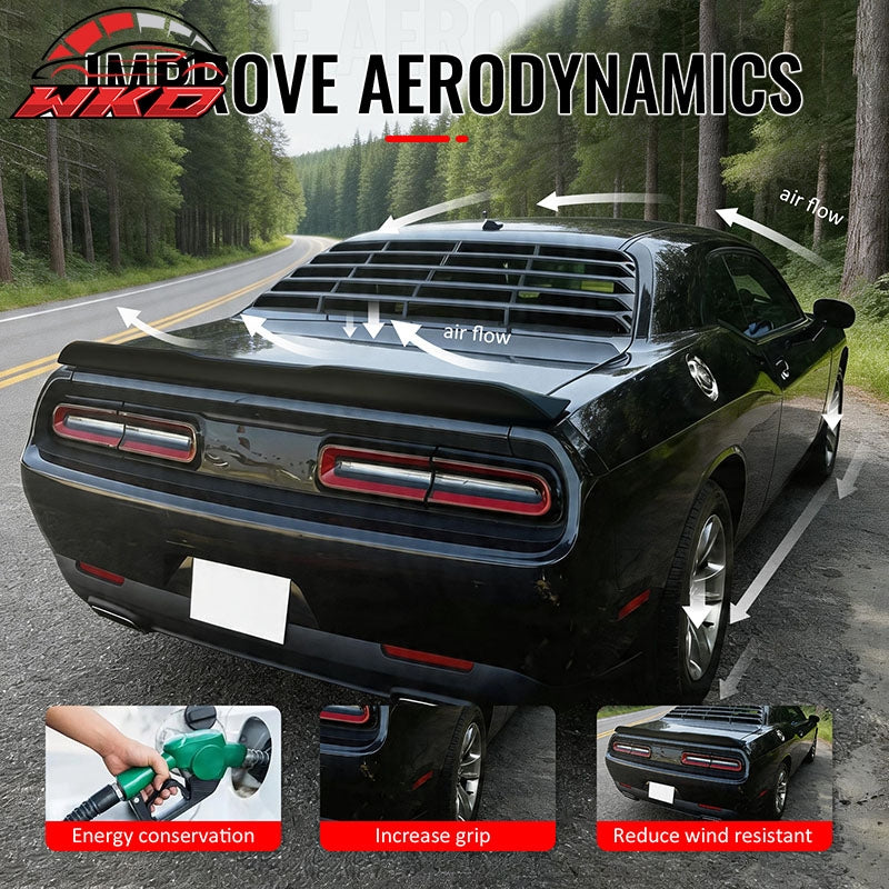 Wholesale 2008-2023 Dodge Challenger 2DR OE Style Gloss Black Rear Trunk Spoiler ABS - Wikond Auto