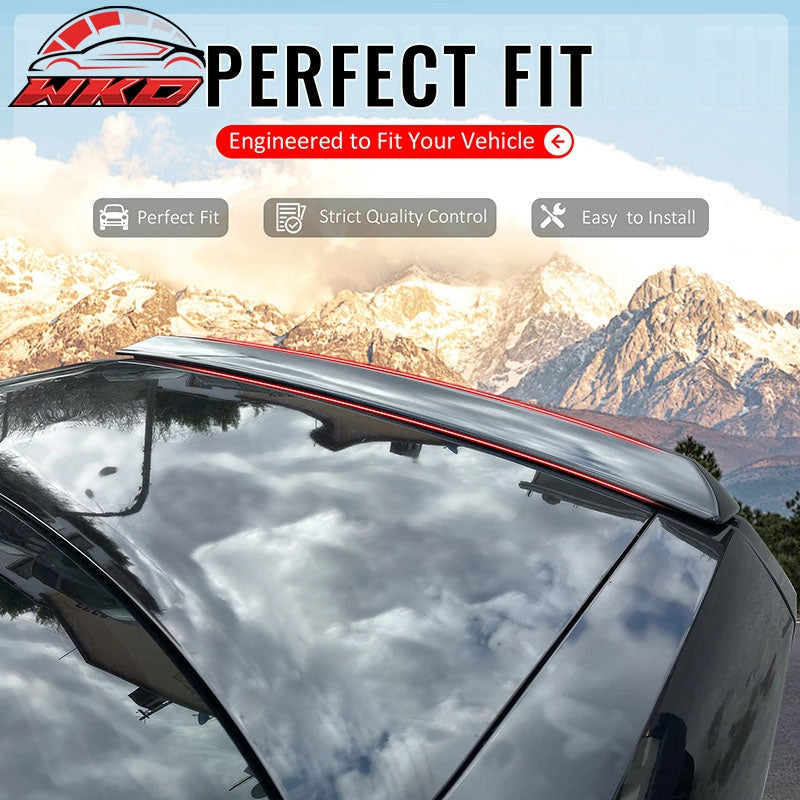 Wholesale 2008-2023 Dodge Challenger 2DR SRT Style Gloss Black Rear Trunk Spoiler ABS - Wikond Auto
