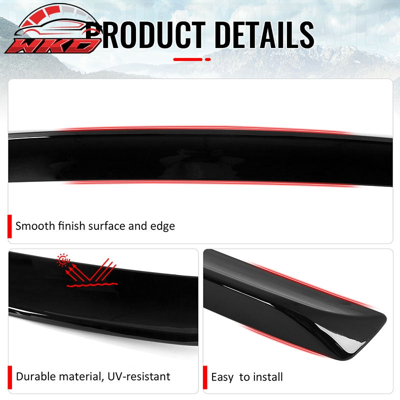 Wholesale 2008-2023 Dodge Challenger 2DR SRT Style Gloss Black Rear Trunk Spoiler ABS - Wikond Auto