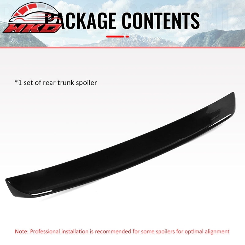 Wholesale 2008-2023 Dodge Challenger 2DR SRT Style Gloss Black Rear Trunk Spoiler ABS - Wikond Auto