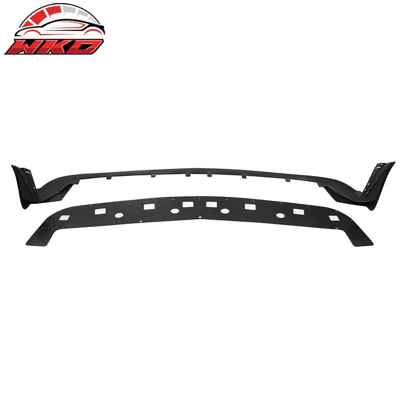 For 18-23 Dodge Challenger Demon & Widebody Front Lip DM Style Textured Black PP