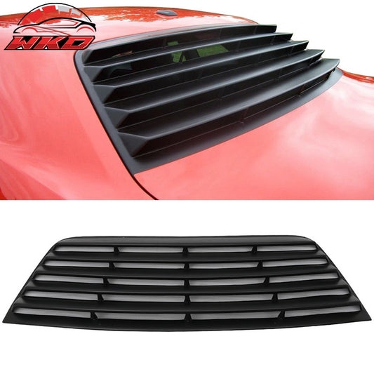 Wholesale 08-23 Dodge Challenger Rear Window Louver Sun Shade PU Unpainted Black