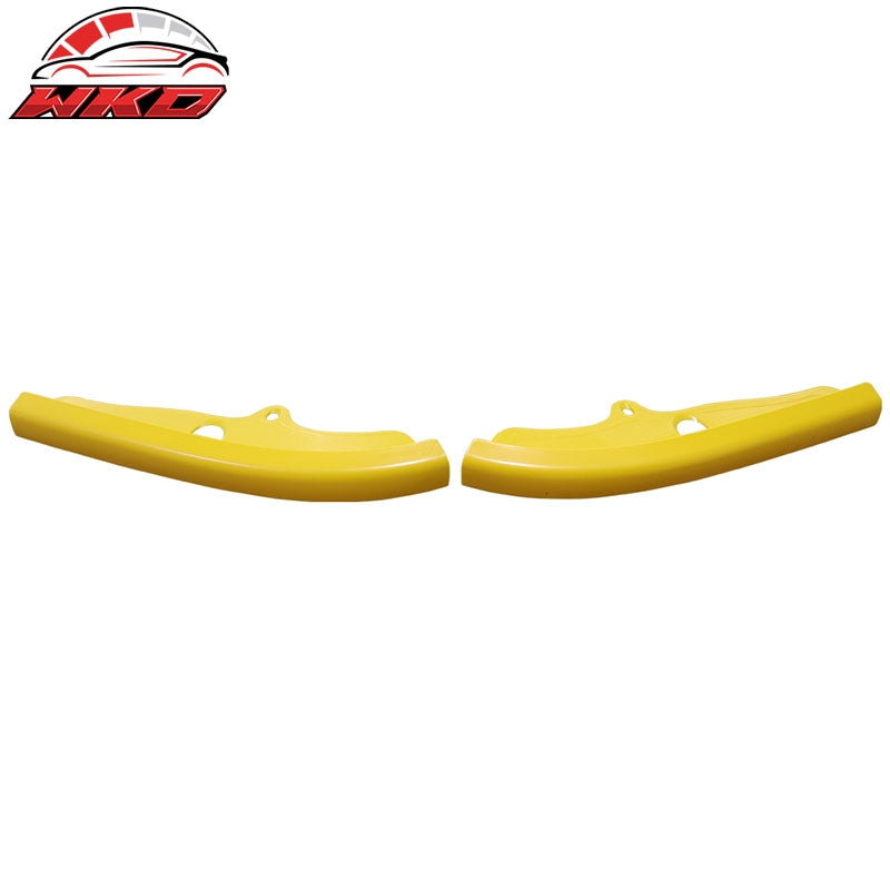 Fits 15-23 Dodge Challenger Scat Pack 2PCS Front Bumper Lip Splitter Protector