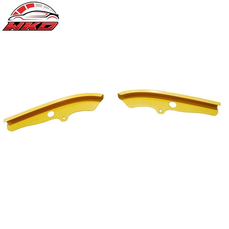Fits 15-23 Dodge Challenger Scat Pack 2PCS Front Bumper Lip Splitter Protector