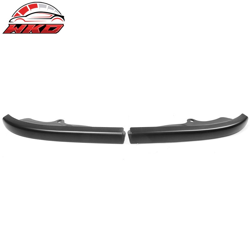 Fits 15-23 Dodge Challenger Scat Pack 2PCS Front Bumper Lip Splitter Matte Black
