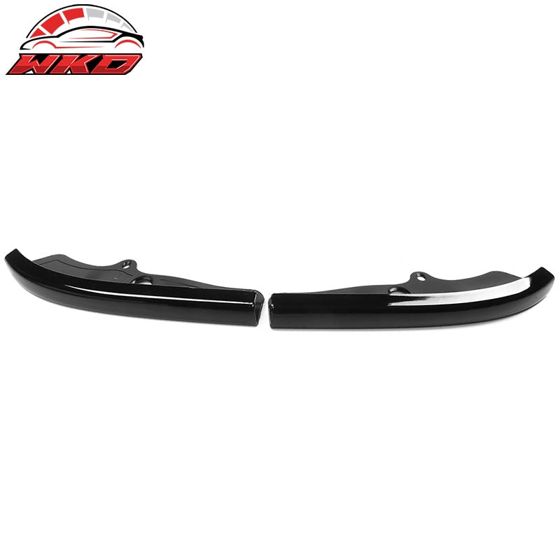 Fits 15-23 Dodge Challenger Scat Pack Front Bumper Lip Protector Kit Gloss Black