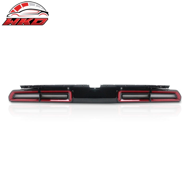 Fits 08-14 Dodge Challenger Sequential Turn Signal LED Tail Lights 2PC - Red
