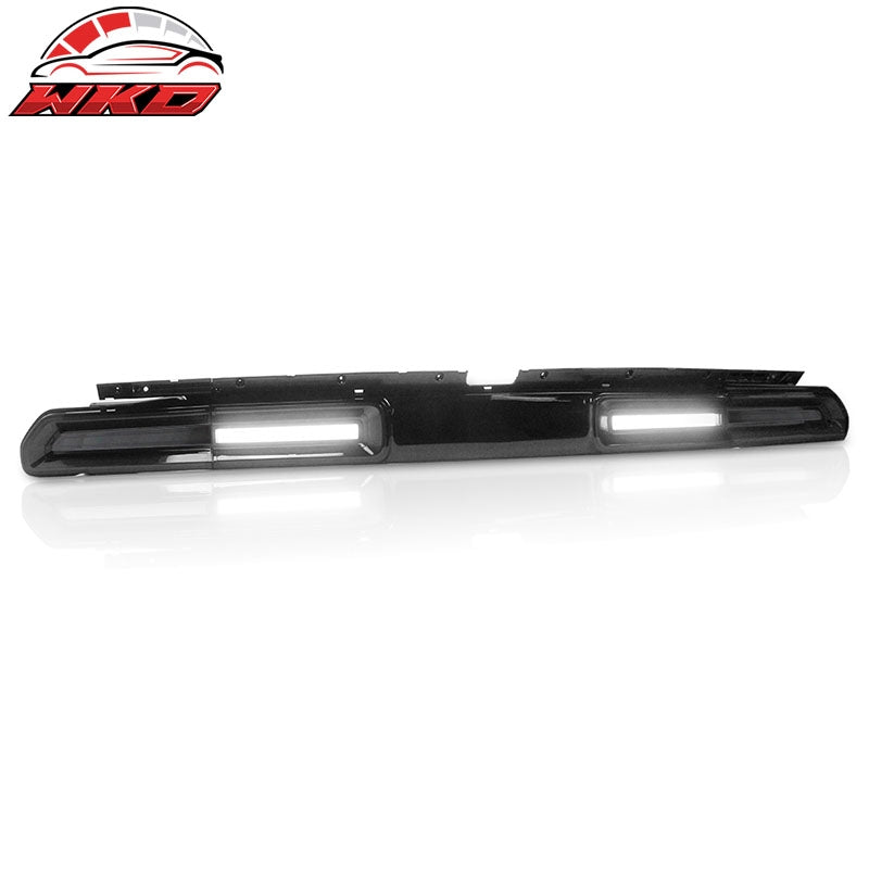 Fits 08-14 Challenger Sequential Yellow Turn Signal LED Tail Lights 2PC - Smoke