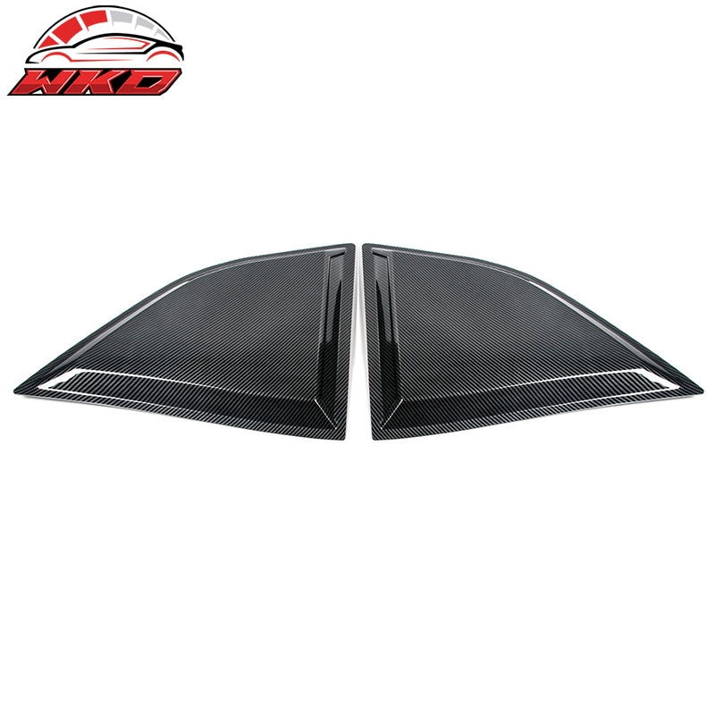 Wholesale 08-23 Dodge Challenger XE Carbon Fiber Print Side Window Louver Scoop Vent